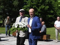 80 aastat juuniküüditamisest, Pärnu Leinapargis. Foto: Urmas Saard / Külauudised