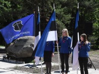 80 aastat juuniküüditamisest, Pärnu Leinapargis. Foto: Urmas Saard / Külauudised