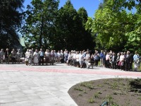 80 aastat juuniküüditamisest, Pärnu Leinapargis. Foto: Urmas Saard / Külauudised