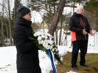 Aleksander Seimani 135. sünniaastapäeval Tõstamaal. Foto: Urmas Saard / Külauudised
