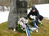 Aleksander Seimani 135. sünniaastapäeval Tõstamaal. Foto: Urmas Saard / Külauudised