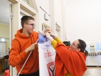 Aleksandras Lysiukase maalinäitus “Pilk Leedule”. Foto: Urmas Saard / Külauudised
