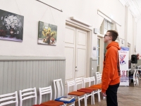 Aleksandras Lysiukase maalinäitus “Pilk Leedule”. Foto: Urmas Saard / Külauudised