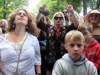 Ansambel Nikns Suns XXIX Viljandi pärimusmuusika festivalil. Foto: Urmas Saard / Külauudised