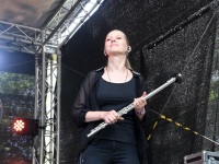 Ansambel Nikns Suns XXIX Viljandi pärimusmuusika festivalil. Foto: Urmas Saard / Külauudised