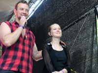 Ansambel Nikns Suns XXIX Viljandi pärimusmuusika festivalil. Foto: Urmas Saard / Külauudised