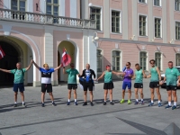  33. korda toimunud Balti ketti meenutavast teatejooksust Vilnius-Riia-Tallinn. Foto: Leedu amatöörjooksjate liit