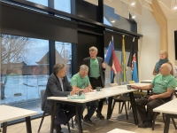 Leede amatöörjooksjate liidu president Vidmantas Dorovolskas ja Viljandi vallavanema Alar Karu allkirjastavad heade kavatsuste kokkulepet. Foto: Rain Porss Viljandi vallavalitsus