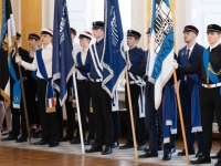  Eesti Koolide Liputoimkondade Liidu asutamistseremoonial Toompeal. Foto: Erik Peinar /  Riigikogu Kantselei