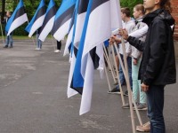 10 Eesti lipu 136. sünnipäeva tähistamine Sindis. Foto: Kelli Tõnisalu