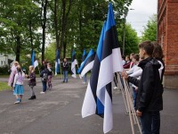 11 Eesti lipu 136. sünnipäeva tähistamine Sindis. Foto: Kelli Tõnisalu