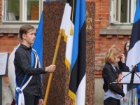 26 Eesti lipu 136. sünnipäeva tähistamine Sindis. Foto: Kelli Tõnisalu