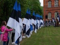 27 Eesti lipu 136. sünnipäeva tähistamine Sindis. Foto: Kelli Tõnisalu