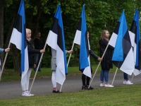 30 Eesti lipu 136. sünnipäeva tähistamine Sindis. Foto: Kelli Tõnisalu