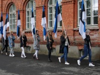 33 Eesti lipu 136. sünnipäeva tähistamine Sindis. Foto: Kelli Tõnisalu