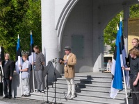 Eesti lipu 138. sünnipäeva tähistamine Pärnus. Foto: Peeter Hütt