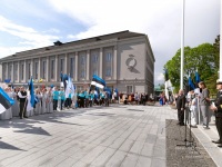 Eesti lipu 138. sünnipäeva tähistamine Pärnus. Foto: Peeter Hütt