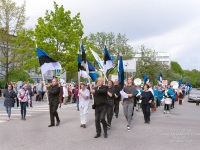 Eesti lipu 138. sünnipäeva tähistamine Pärnus. Foto: Peeter Hütt