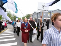 Eesti lipu 138. sünnipäeva tähistamine Pärnus. Foto: Peeter Hütt