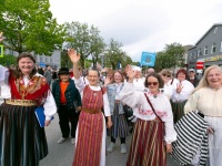 Eesti lipu 138. sünnipäeva tähistamine Pärnus. Foto: Peeter Hütt