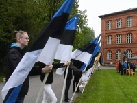 Eesti lipu 138. sünnipäeva tähistamine Sindis. Foto: Urmas Saard / Külauudised