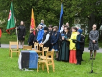 Eesti lipu 138. sünnipäeva tähistamine Sindis. Foto: Urmas Saard / Külauudised