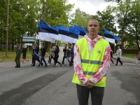 Eesti lipu 139. sünnipäeval Sindis. Foto: Urmas Saard / Külauudised