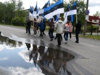 Eesti lipu 139. sünnipäeval Sindis. Foto: Urmas Saard / Külauudised