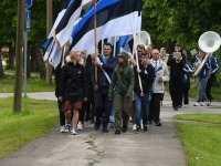 Eesti lipu 139. sünnipäeval Sindis. Foto: Urmas Saard / Külauudised