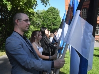 Eesti lipu 140. aastapäeva tähistamine Sindis. Foto: Urmas Saard / Külauudised
