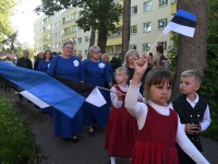 Eesti lipu 140. aastapäeva tähistamine Sindis. Foto: Urmas Saard / Külauudised