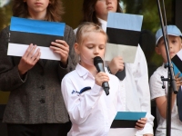 Eesti lipu 140. aastapäeva tähistamine Sindis. Foto: Urmas Saard / Külauudised