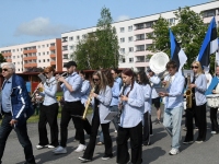 Eesti lipu 141. sünnipäev Sindis. Foto: Urmas Saard / Külauudised