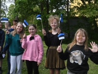 Eesti lipu 141. sünnipäev Sindis. Foto: Urmas Saard / Külauudised