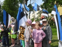 Eesti lipu 141. sünnipäev Sindis. Foto: Urmas Saard / Külauudised