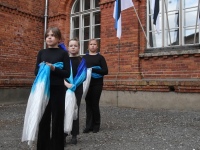 Eesti lipu 142. aastapäeva tähistamine Sindis. Foto: Urmas Saard / Külauudised