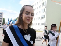 Eesti lipu 142. aastapäeva tähistamine Sindis. Foto: Urmas Saard / Külauudised
