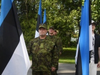 Eesti lipu 142. aastapäeva tähistamine Sindis. Foto: Urmas Saard / Külauudised