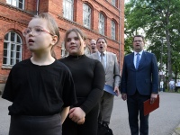 Eesti lipu 142. aastapäeva tähistamine Sindis. Foto: Urmas Saard / Külauudised