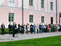 Eesti lipu päeva tähistamine Kuberneri aias. Foto: Peeter Hütt