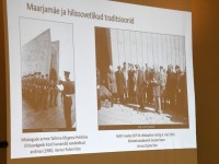 Eesti Mälu Instituudi ettekandekoosolek „Maarjamäe memoriaali kihistused”