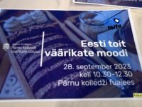„Eesti toit väärikate moodi” Pärnu kolledžis. Foto: Urmas Saard / Külauudised