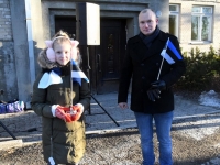 031 Eesti Vabariigi 101. aastapäeva tähistamine Sindis. Foto: Urmas Saard