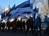 053 Eesti Vabariigi 101. aastapäeva tähistamine Sindis. Foto: Urmas Saard