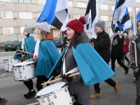 056 Eesti Vabariigi 101. aastapäeva tähistamine Sindis. Foto: Urmas Saard