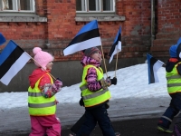 066 Eesti Vabariigi 101. aastapäeva tähistamine Sindis. Foto: Urmas Saard