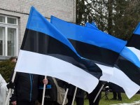 Eesti Vabariigi 104. aastapäeva tähistamine Sindis. Foto: Urmas Saard / Külauudised