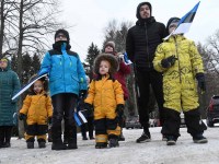 Eesti Vabariigi 104. aastapäeva tähistamine Sindis. Foto: Urmas Saard / Külauudised
