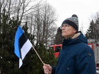 Eesti Vabariigi 104. aastapäeva tähistamine Sindis. Foto: Urmas Saard / Külauudised