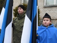 Eesti Vabariigi 104. aastapäeva tähistamine Sindis. Foto: Urmas Saard / Külauudised